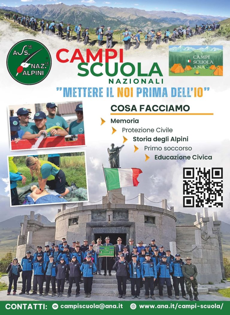 CAMPI SCUOLA NAZIONALI ANNO 2026