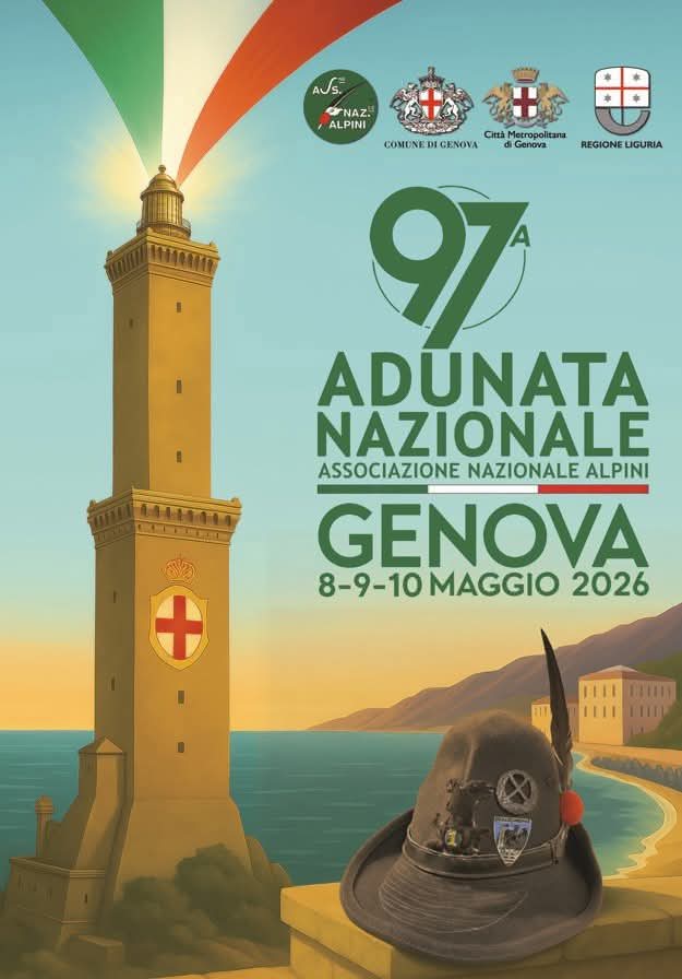 ADUNATA NAZIONALE GENOVA – 8-9-10 MAGGIO 2026 – INFO